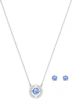 Swarovski Souprava šperků s modrými krystaly SPARKLING DANCE 5480485