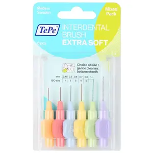 TePe Extra Soft medzizubné kefky mix 6 ks