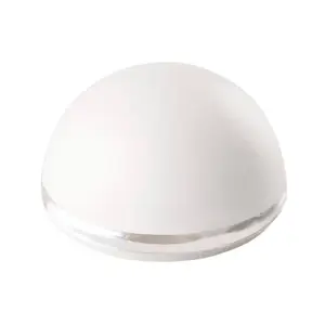 Zarážka dveřní, Ø 22 mm, bílá, 2 ks