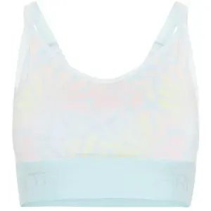 KARI TRAA FROYA PRINTED Dámská sportovní podprsenka, světle modrá, velikost
