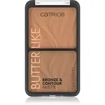 Catrice Butter Like Bronze & Contour kontúrovacia paletka na tvár s bronzerom odtieň 010 Born To Shape 9 g