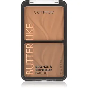 Catrice Butter Like Bronze & Contour kontúrovacia paletka na tvár s bronzerom odtieň 010 Born To Shape 9 g