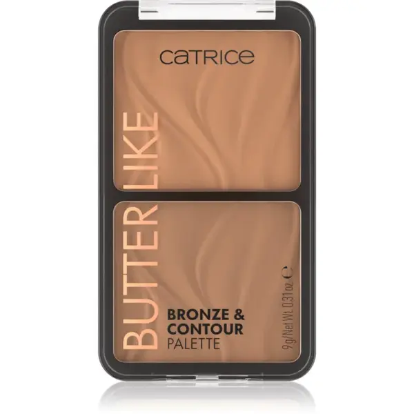Catrice Butter Like Bronze & Contour kontúrovacia paletka na tvár s bronzerom odtieň 010 Born To Shape 9 g