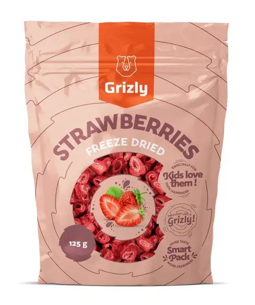 Grizly Jahody lyofilizované XXL 125 g