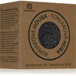 Renovality Konjaková houba bambusové uhlí čisticí houbička pro problematickou pleť 7x4 cm