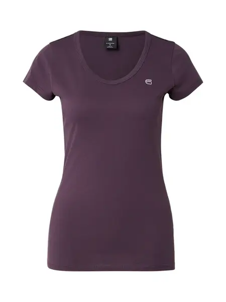 G-STAR Tričko  baklažánová