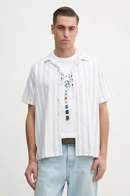 Bavlněná košile PS Paul Smith bílá barva, regular, M2R.695U.P22264