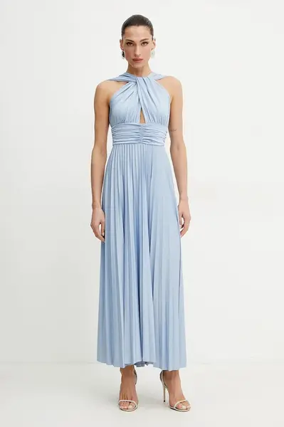 Šaty Marella GLASSA modrá barva, maxi, 2513621012200