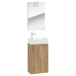 MID.YOU KOUPELNA PRO HOSTY, barvy dubu, 41/60/20 cm