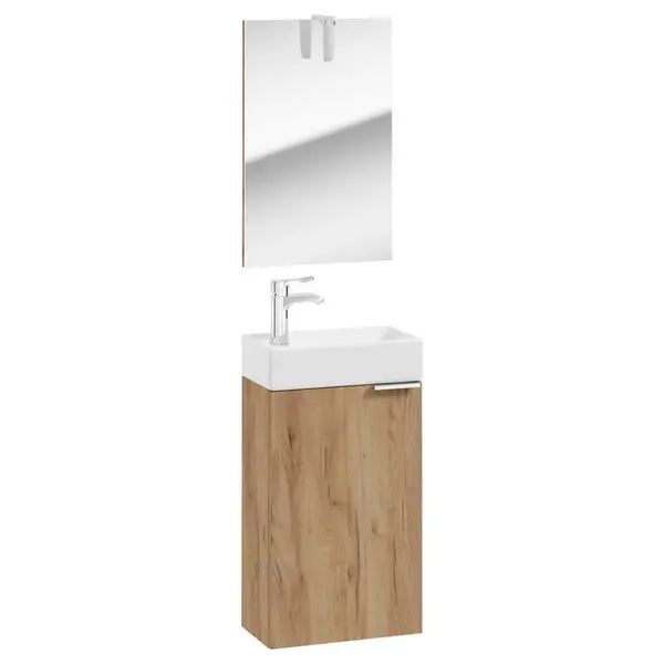 MID.YOU KOUPELNA PRO HOSTY, barvy dubu, 41/60/20 cm