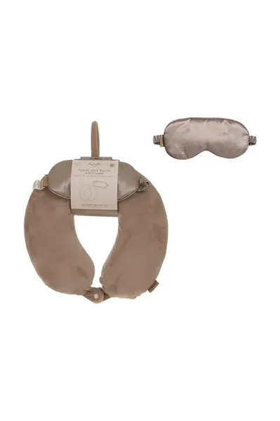 Dětský vlněný nákrčník Danielle Beauty Travel šedá barva