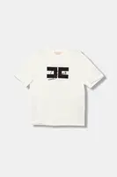 Dětské tričko Elisabetta Franchi bílá barva, EFTS245.0.JE006