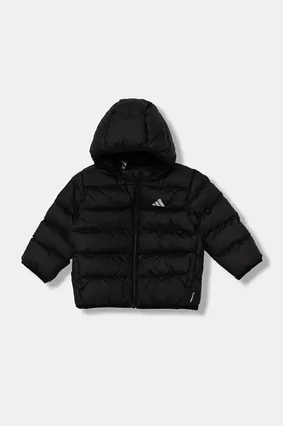 Dětská bunda adidas černá barva, JL7389