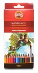 Akvarelové pastelky Mondeluz 24ks v papírovém obalu
