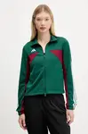 Mikina adidas Tiro dámská, zelená barva, JW6816