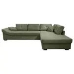 Carryhome ROHOVÁ SEDAČKA, textil, šalvějově zelená