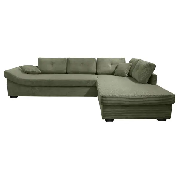 Carryhome ROHOVÁ SEDAČKA, textil, šalvějově zelená