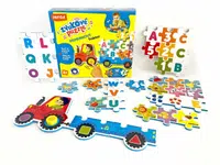 Zvukové puzzle - Písmenkový traktor (CZ/SK vydanie) (Defekt)