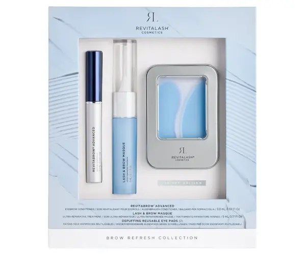 Dárková sada pro péči o obočí RevitaLash Brow Refresh Collection + maska a polštářky pod oči zdarma + dárek zdarma