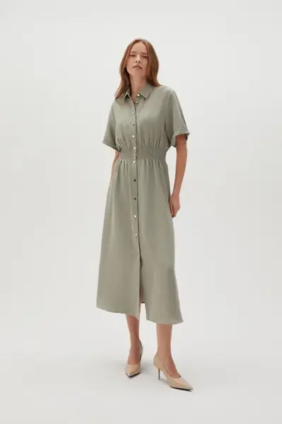 Marisse Women's Dress L-Su-4614 Olive