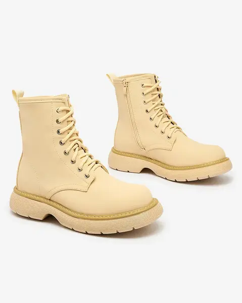 Resti Matte beige women's boots Kucillo