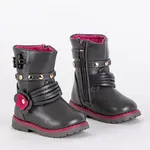 Resti Gray children's boots made of eco leather Kisso - Footwear