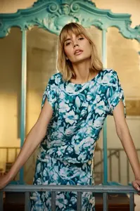 Marisse Women's Shirt L-Ko-4645 D.Green