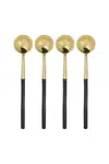 Sada lžiček House Doctor HDSpoon 11,5 cm 4-pack žlutá barva