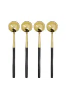 Sada lžiček House Doctor HDSpoon 11,5 cm 4-pack žlutá barva