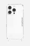 Obal na telefon LaCoqueFrançaise iPhone 16 Pro průhledná barva