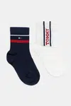 Dětské ponožky Tommy Hilfiger 2-pack tmavomodrá barva, 701236339