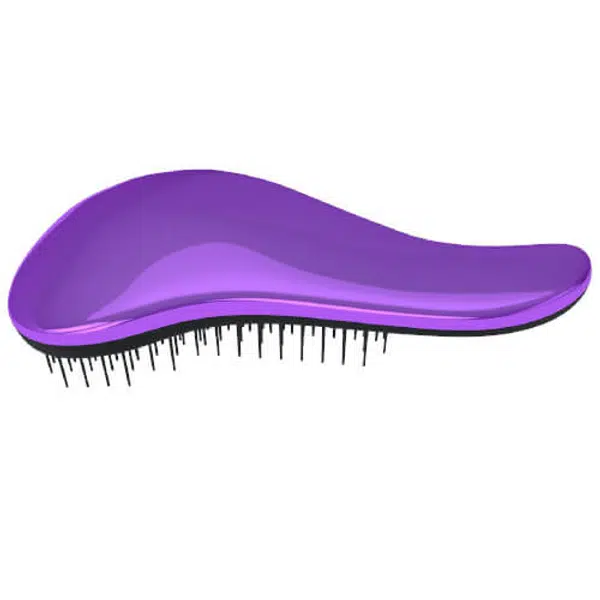 Dtangler Kartáč na vlasy s rukojetí Metalic Purple