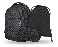 Baagl SET 3 Skate max SKA šedá: batoh, penál, sáček