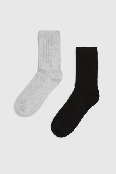Marisse Women's Socks Z-Sk-4507 Grey Mel