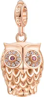 Rosato Bronzový přívěsek Sovička se zirkony Storie RZ002