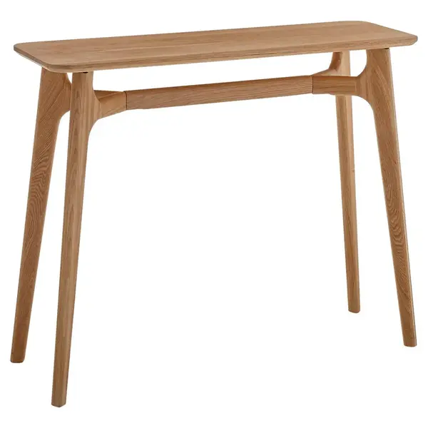 KONZOLOVÝ STOLEK, barvy dubu, dřevo, 100/35/80 cm