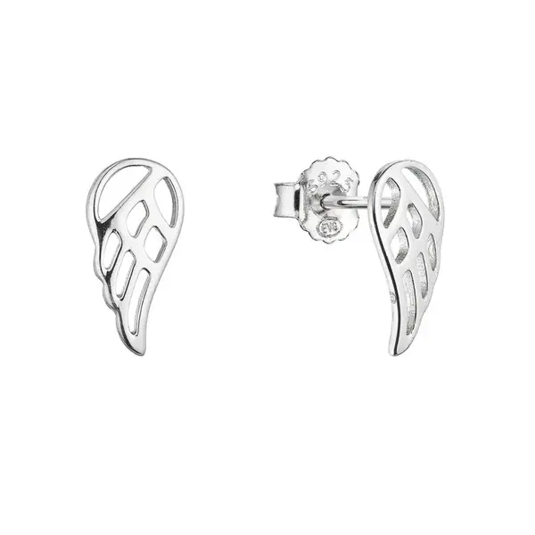 Evolution Group - Pavona Stříbrné náušnice andělská křídla 61017