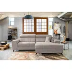 Carryhome ROHOVÁ SEDAČKA, textil, béžová
