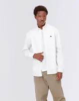 Carhartt WIP L/S Madison Shirt White / Black S