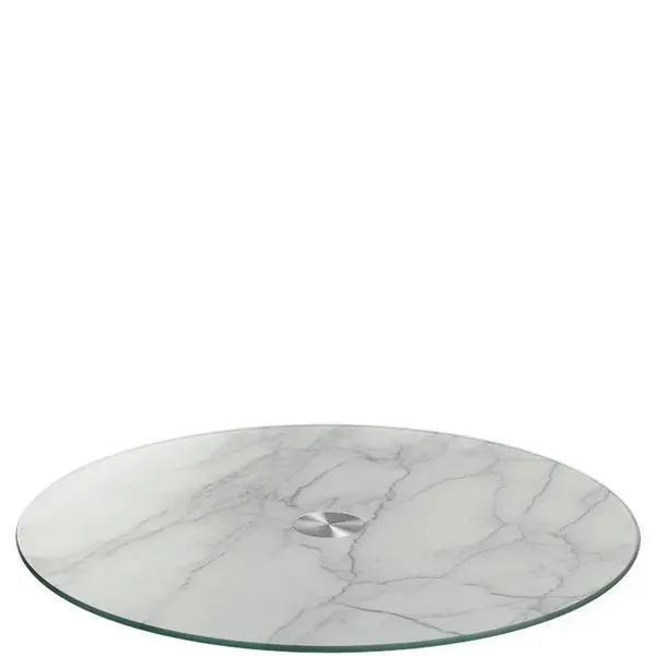 Leonardo SERVÍROVACÍ PODNOS, kov, sklo, 33 cm