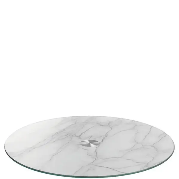 Leonardo SERVÍROVACÍ PODNOS, sklo, kov, 33 cm