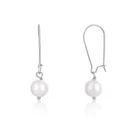 JwL Luxury Pearls Krásné ocelové náušnice s pravými perlami JL0614