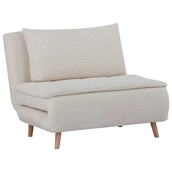 Niels Andersson ROZKLÁDACÍ POHOVKA, textil, béžová