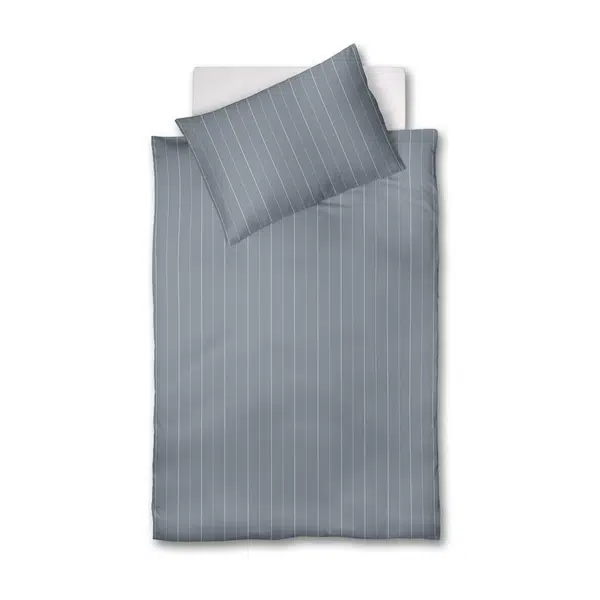 XXXL POVLEČENÍ, flanel, bílá, pastelově modrá, 140/200 cm