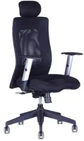 OFFICE PRO Ergonomická kancelářská židle CALYPSO XL  s opěrkou hlavy P4 černá, sezení 8+ hodin denně