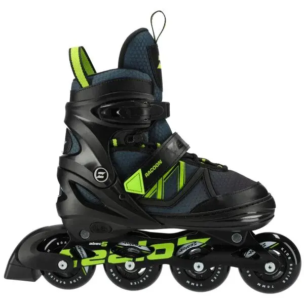 Zealot RACOON Juniorské inline brusle, černá, velikost