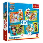 Trefl Puzzle 4v1 Tlapková patrola