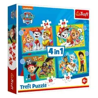 Trefl Puzzle 4v1 Tlapková patrola