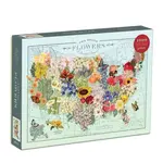 Galison Puzzle Květiny USA 1000 dílků