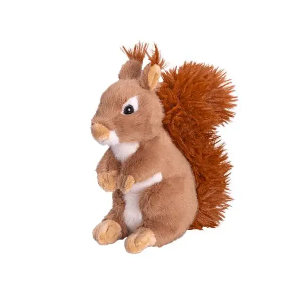 Plyšová veverka 20 cm sedící